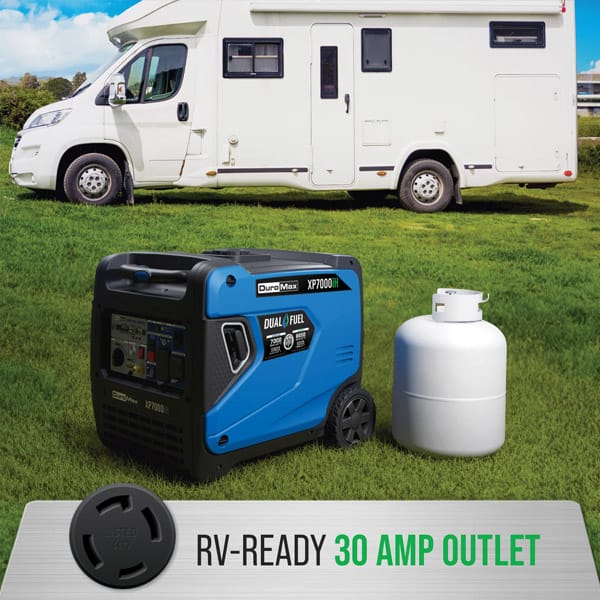 Cold Plunge Generator | 7,000 Watt Portable | Dual Fuel Inverter w/ CO Alert - Image 4
