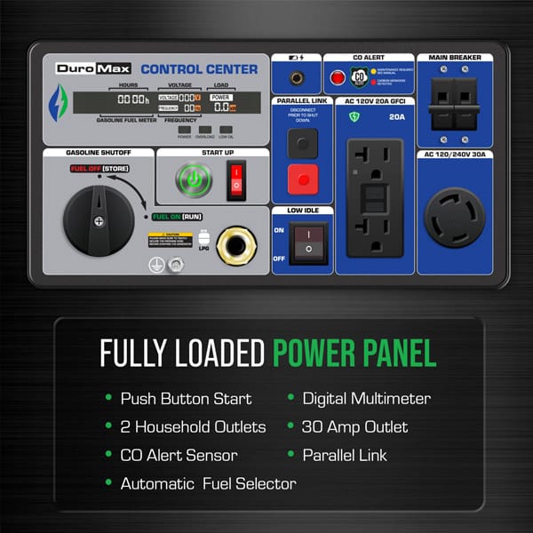 Cold Plunge Generator | 7,000 Watt Portable | Dual Fuel Inverter w/ CO Alert - Image 6