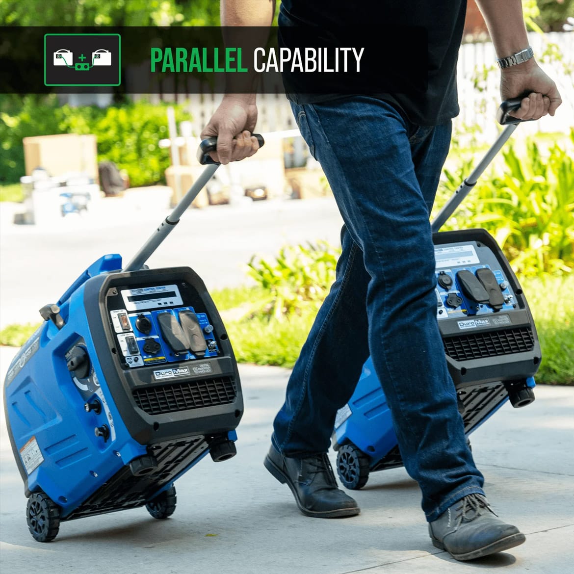 2,300 Watt Portable Invertor Generator | Dual Fuel Inverter w/ CO Alert - Image 6