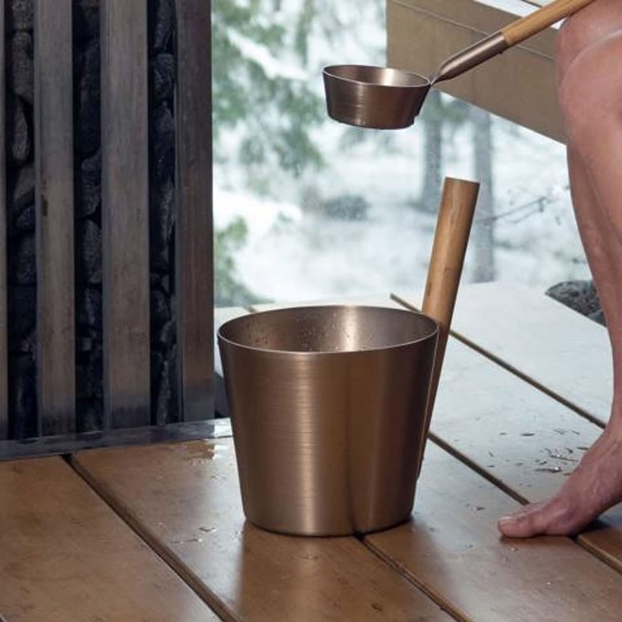 Sauna Ladle | Aluminum | Thermo Bamboo Handle | 4 Styles - Image 12