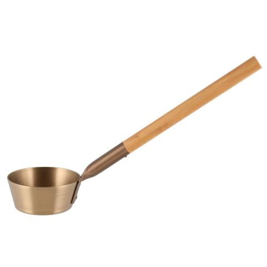 Sauna Ladle | Aluminum | Thermo Bamboo Handle | 4 Styles - Image 8