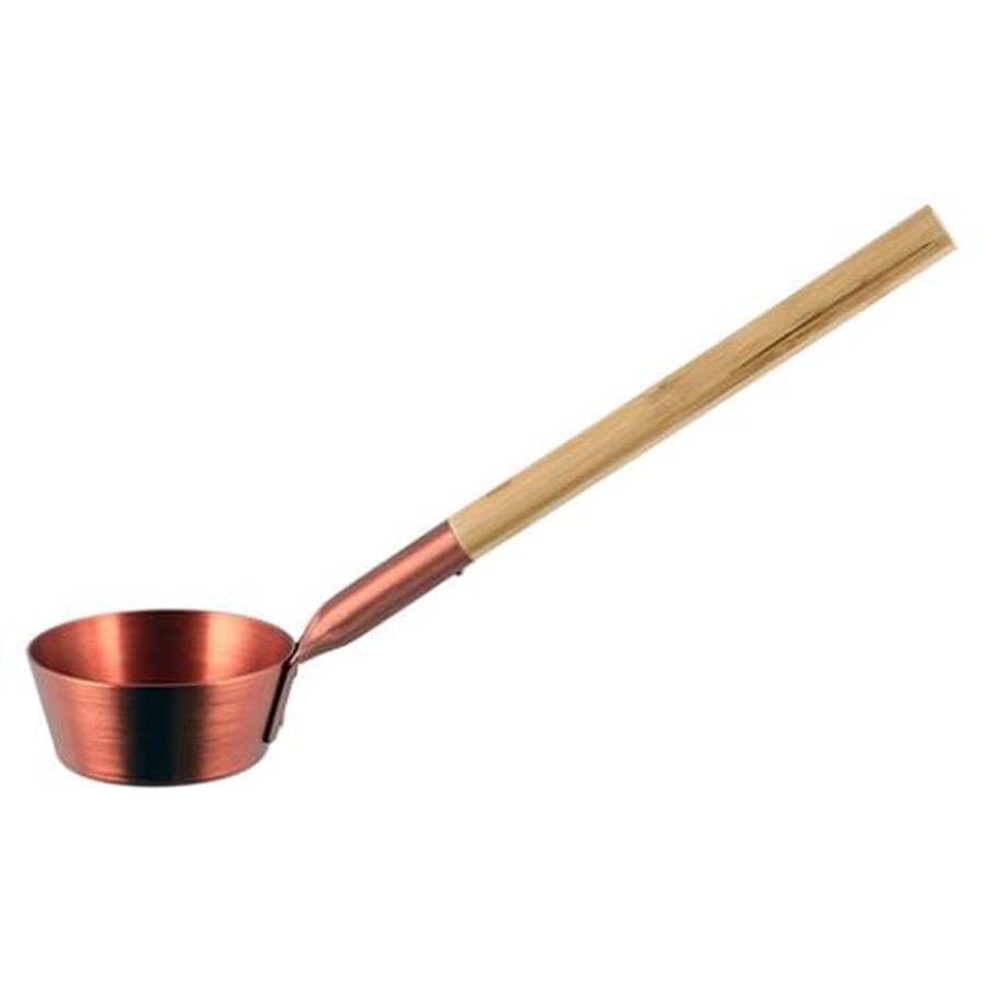 Sauna Ladle | Aluminum | Thermo Bamboo Handle | 4 Styles - Image 7