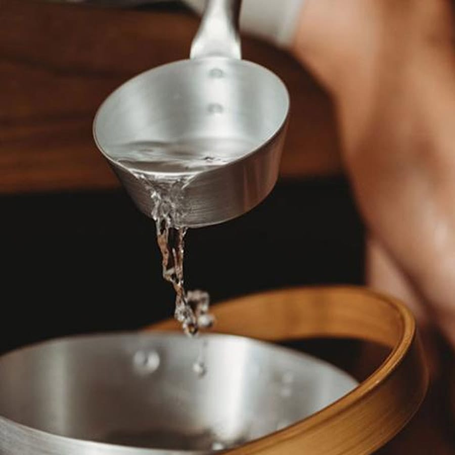 Sauna Ladle | Aluminum | Thermo Bamboo Handle | 4 Styles - Image 10