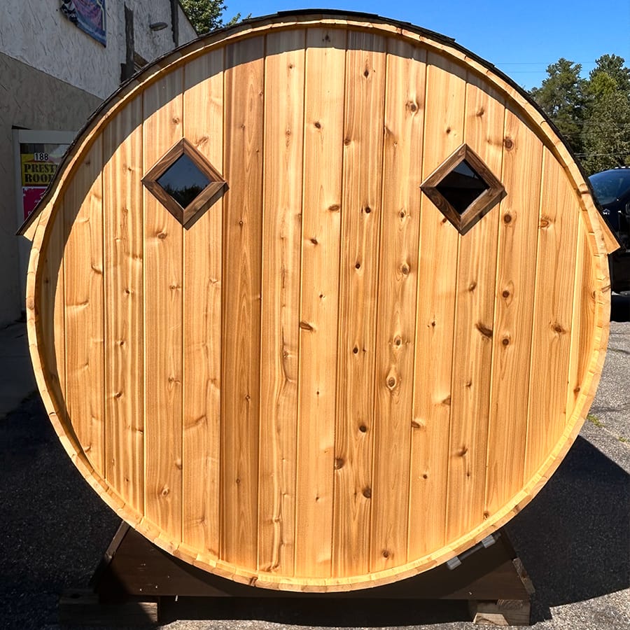 2 Person Barrel Sauna | 2 Person Outdoor Sauna | 6' x 4' | Cedar Sense - Image 10