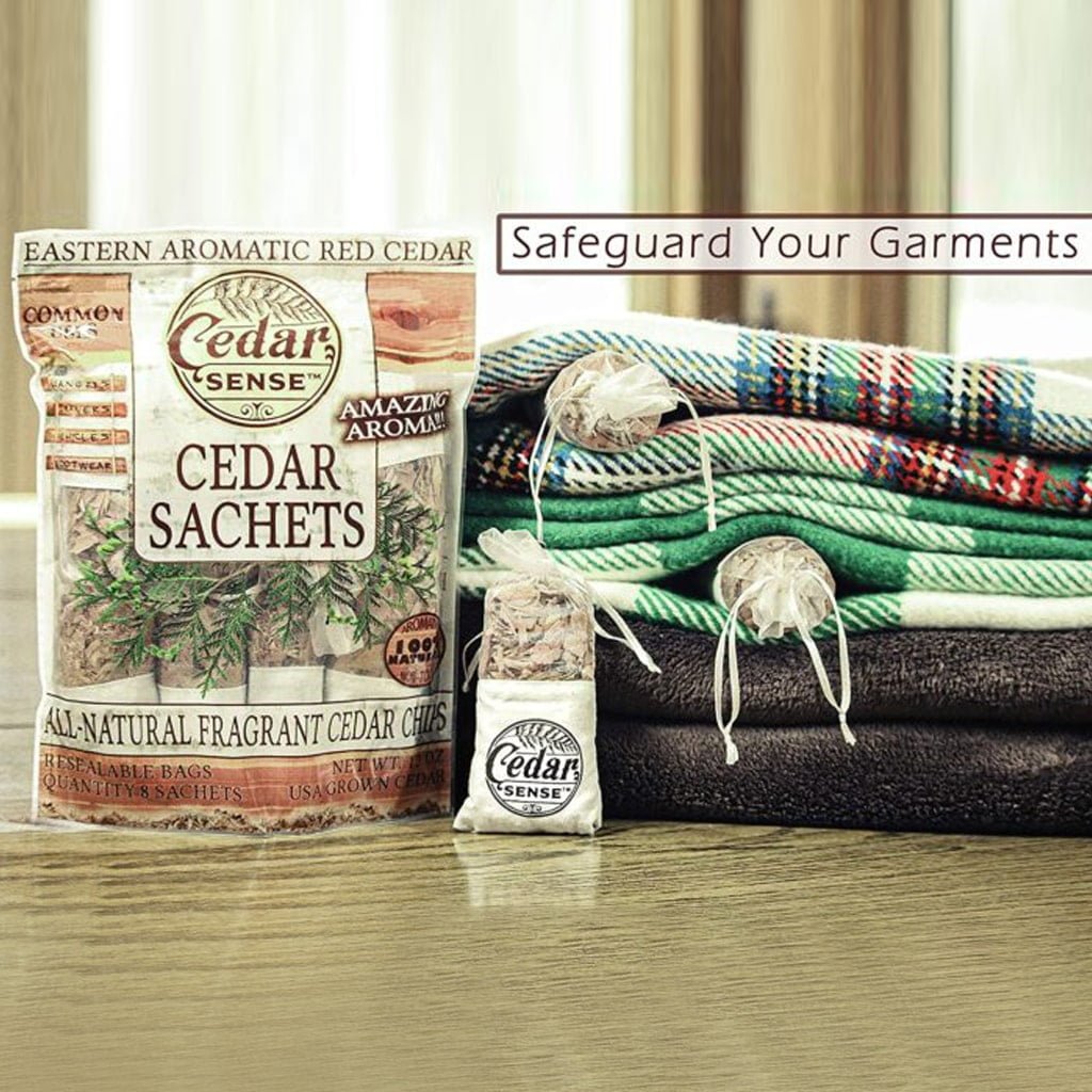 Cedar Chips and Lavender Sachets - Moth Repellent & Home Fragrance Sachets  (20