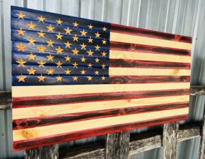American Wooden Flag