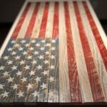 Old Glory Wooden Flags