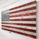 Old Glory Wooden Flags