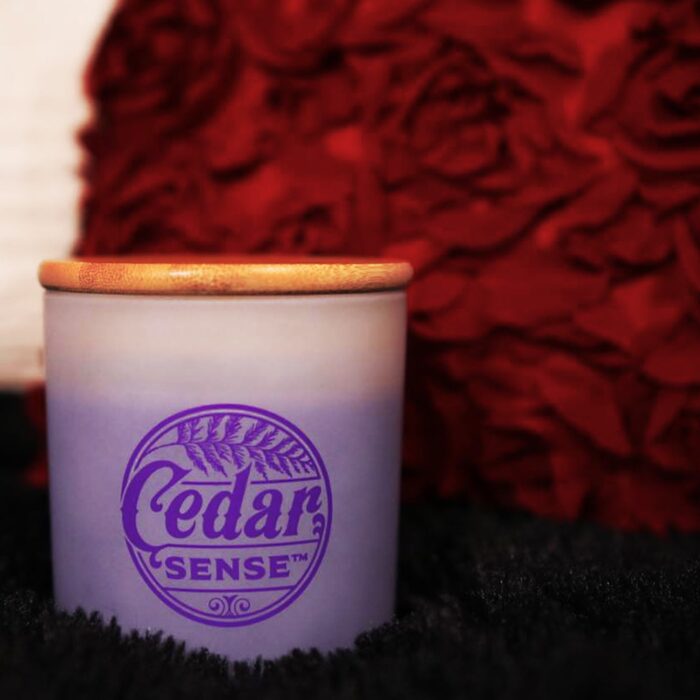 Lavender White Sage Cedar Wood Candles | Eastern Red Aromatic Cedar Oil Candles - Image 8