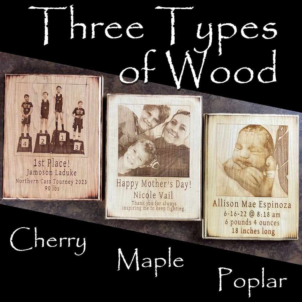 Personalized Wooden Plaque – Hardwood – Cedar Sense Wooden Products