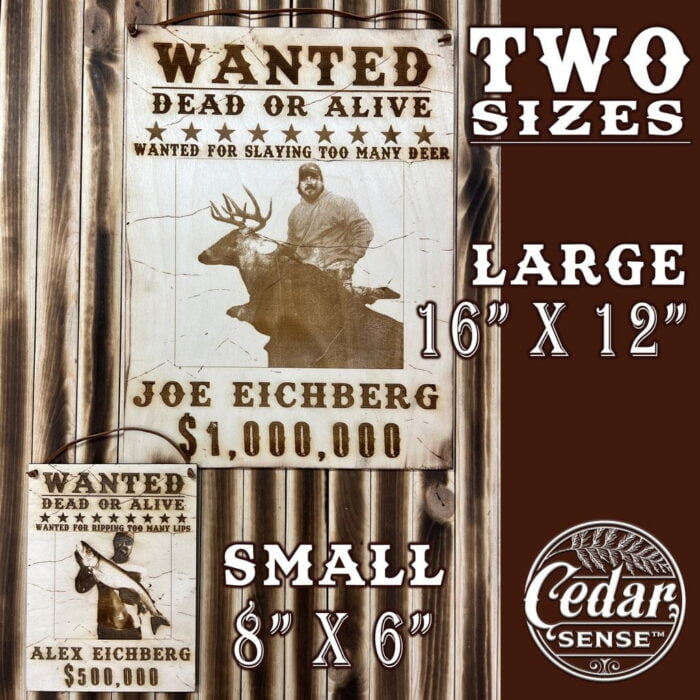 Wood Wanted Poster | Custom - Image 3