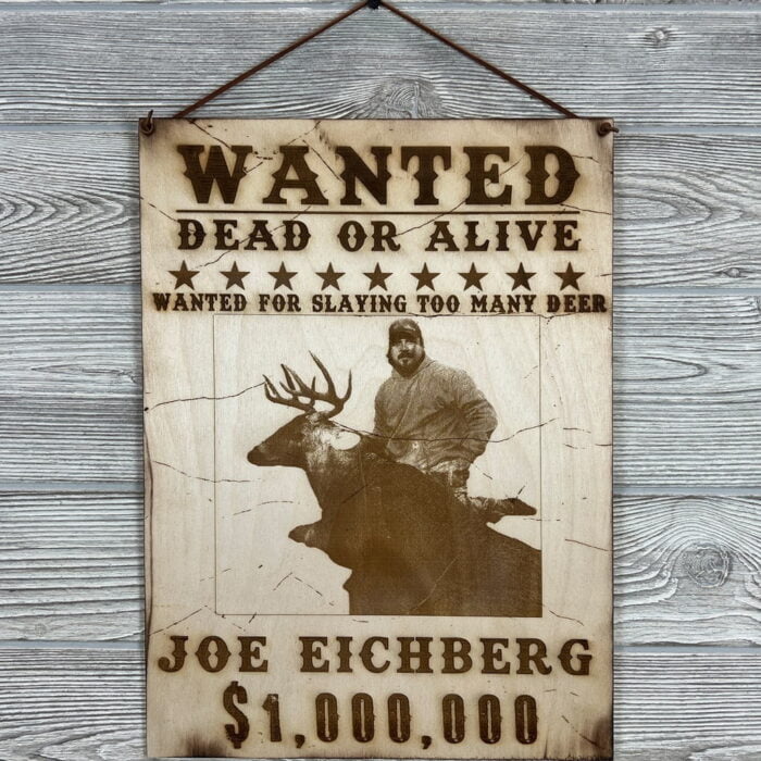 Wood Wanted Poster | Custom - Image 4