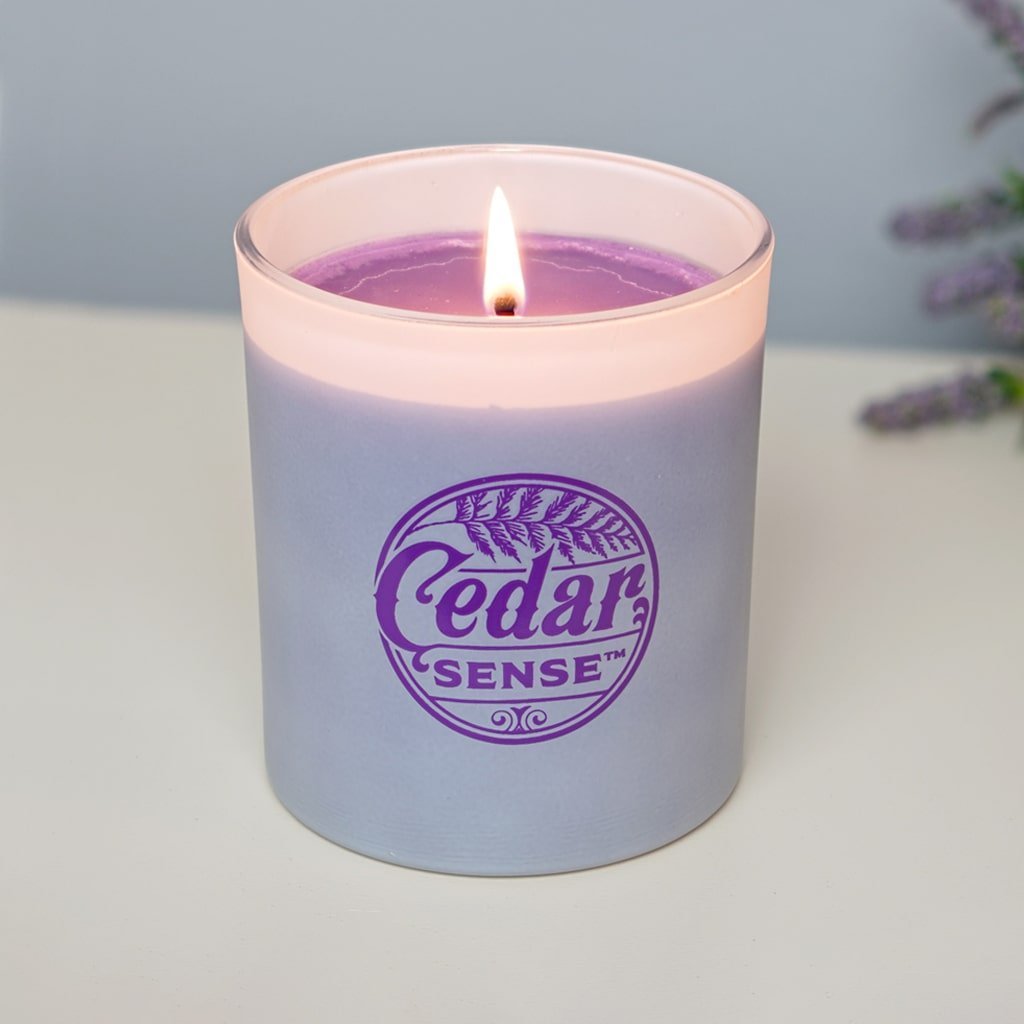 Handmade Lavender Soy Wax Candle in Glass Jar - Perfect Wedding