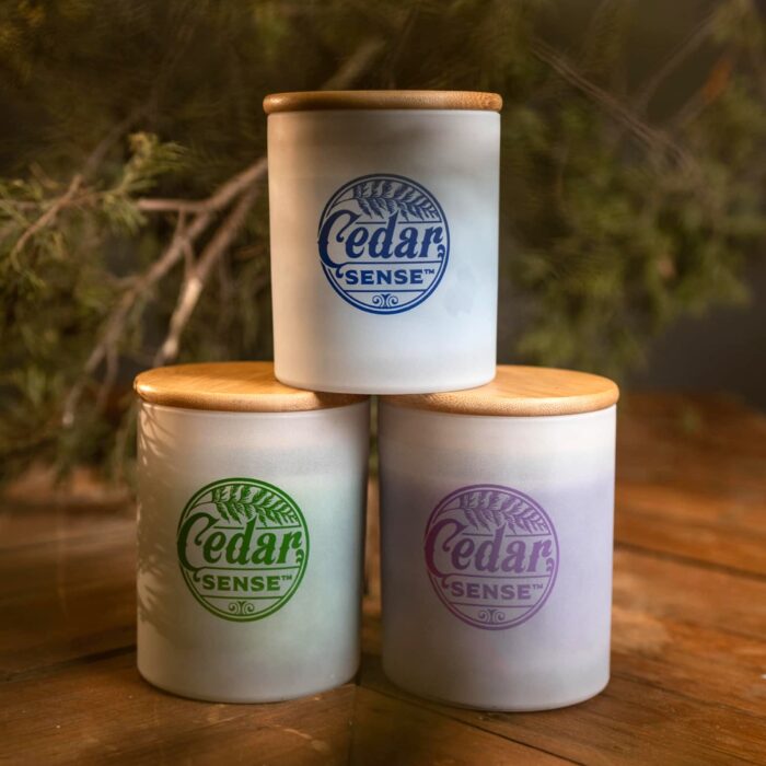 Fraser Fir Cedar Wood Candles | Eastern Red Aromatic Cedar Oil Candles - Image 4