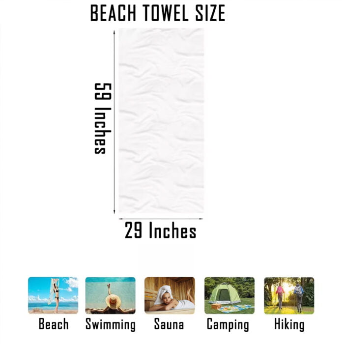 Sauna Towel | 59" x 29" | Custom - Image 3