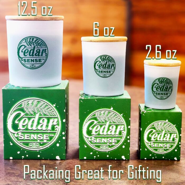 Fraser Fir Cedar Wood Candles | Eastern Red Aromatic Cedar Oil Candles - Image 6