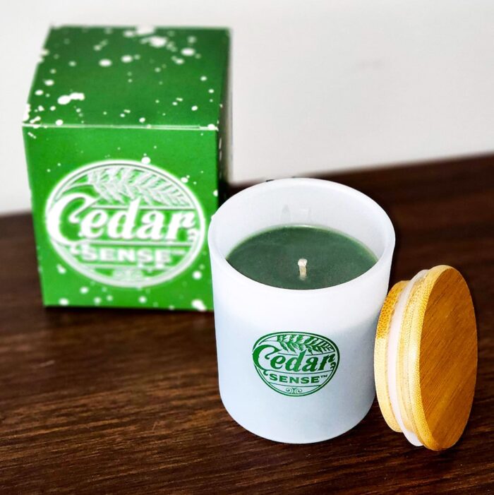 Fraser Fir Cedar Wood Candles | Eastern Red Aromatic Cedar Oil Candles - Image 9