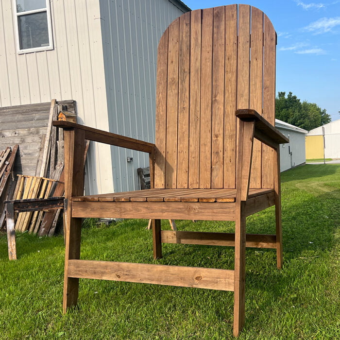 Giant Adirondack Chair | Custom Size and Material | 8ft. & 10ft. Sizes - Image 14