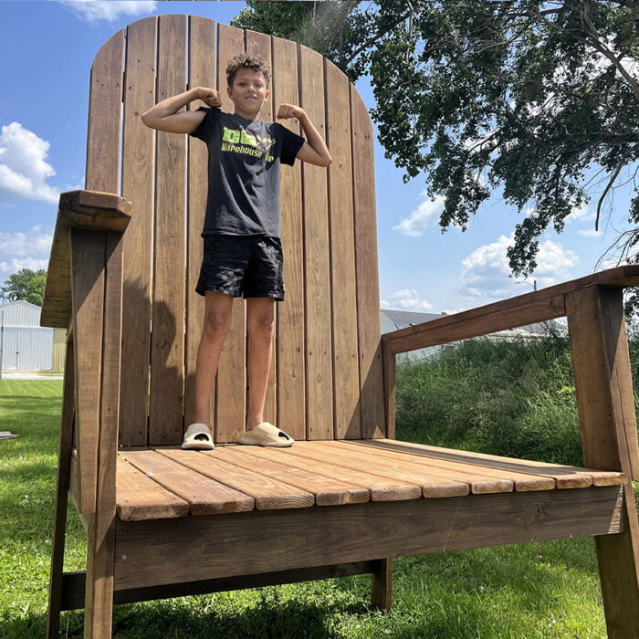 Giant Adirondack Chair | Custom Size and Material | 8ft. & 10ft. Sizes - Image 6