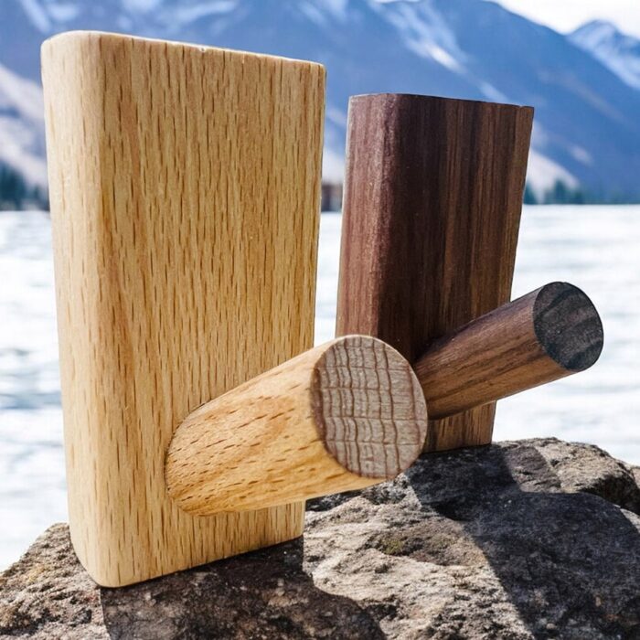 wooden hooks