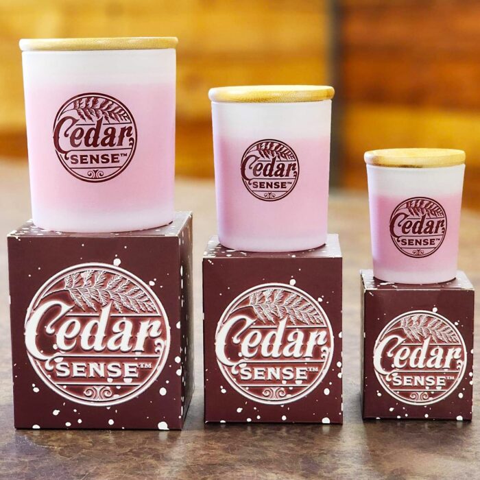 Smoked Cedar Wood Candles | Eastern Red Aromatic Cedar Oil Candles - Image 8