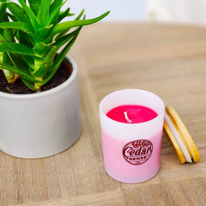 Smoked Cedar Wood Candles | Eastern Red Aromatic Cedar Oil Candles - Image 11