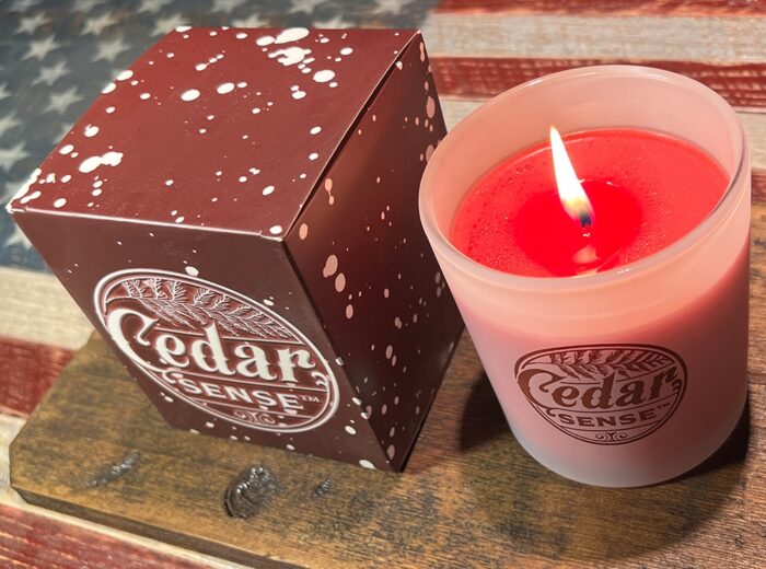 Smoked Cedar Wood Candles | Eastern Red Aromatic Cedar Oil Candles - Image 6