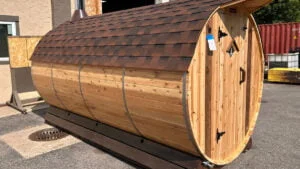 6x12 outdoor barrel sauna