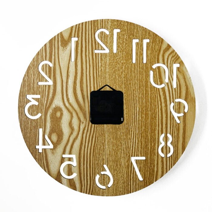 wooden clock