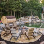 9-10 Person + Changing Room | Sauna Barrel w/Front Porch | 7' x 14' | Outside Sauna - Image 20