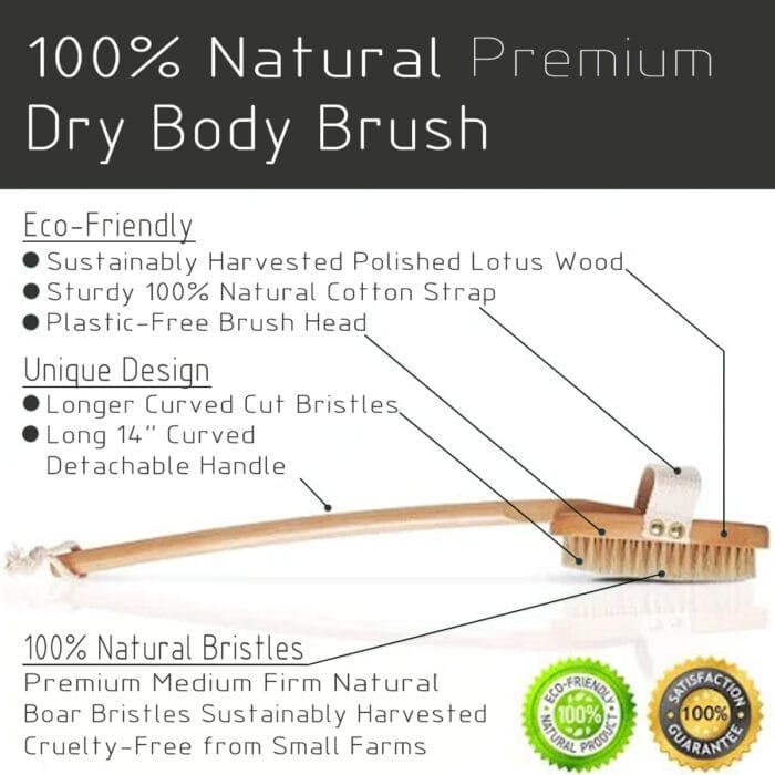 exfoliating sauna brush