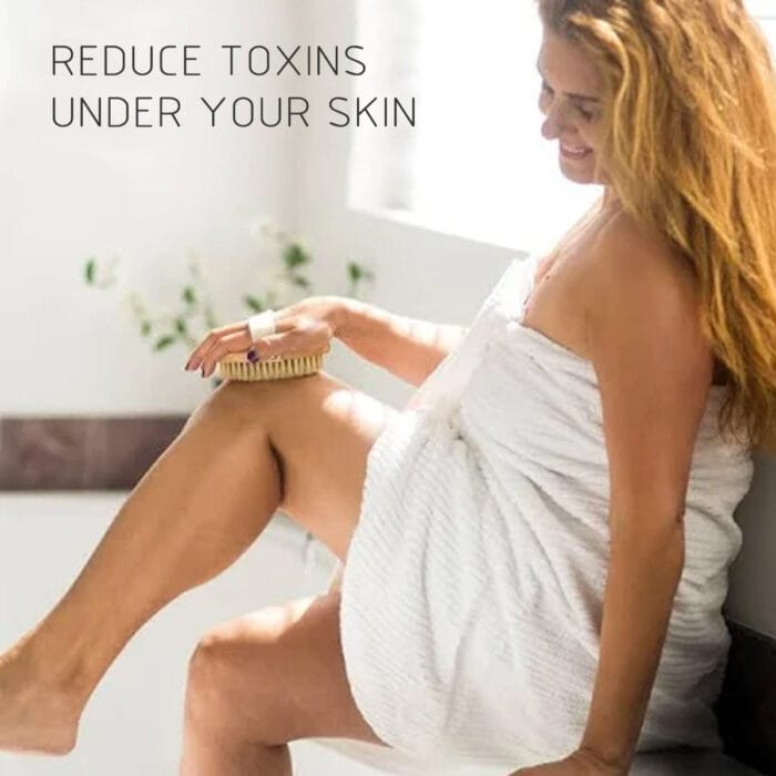 natural bristle sauna brush