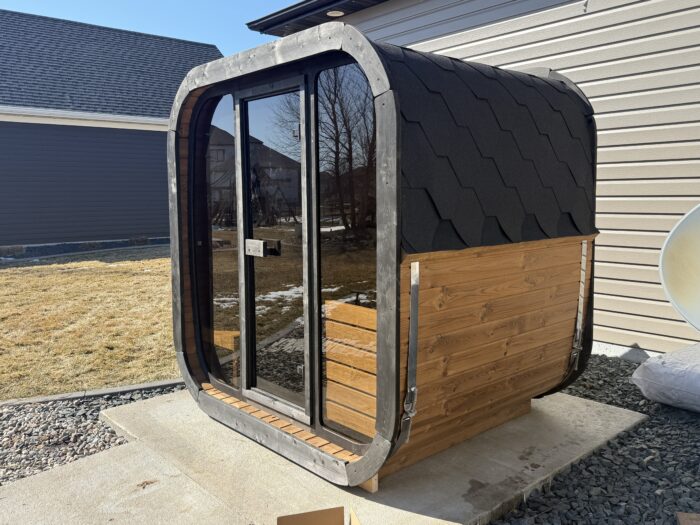 4 Person Outdoor Backyard Sauna Kit | SaunaLife Sauna Cube | 7.5' x 6' | 185 cu. ft - Image 15
