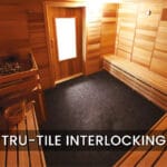 tru-tile flooring indoor sauna