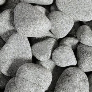 sauna with hot rocks