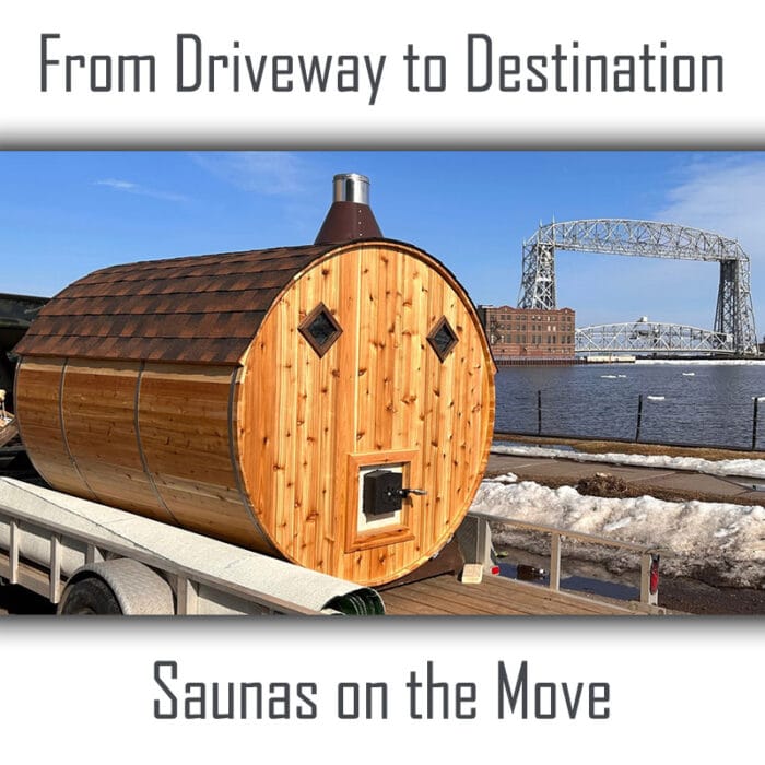 sauna on trailer