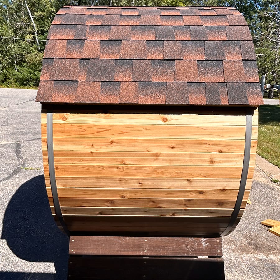 barrel sauna outdoor