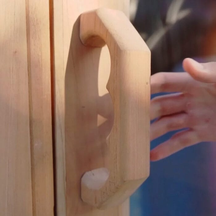 Premium Handcrafted Glass Sauna Doors | Clear Grade Cedar | 24", 30", & 36" Doors - Image 7