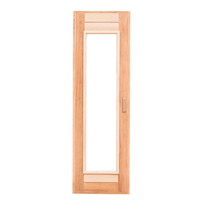 Premium Handcrafted Glass Sauna Doors | Clear Grade Cedar | 24", 30", & 36" Doors - Image 6