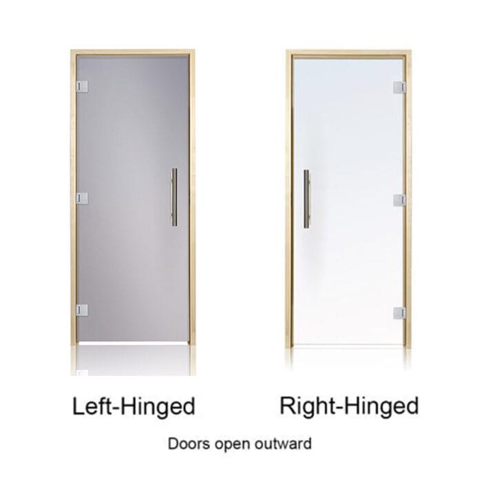Glass Sauna Door 36" x 81" | Pre-hung | Clear & Tinted | Left/Right Swing - Image 5