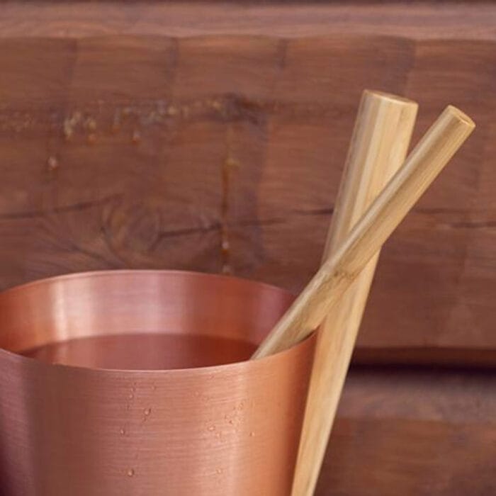 copper sauna ladle