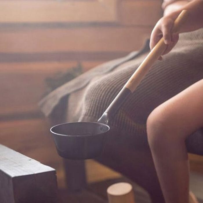 tar sauna ladle