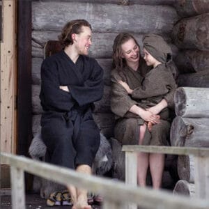 sauna robe