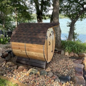 outdoor steam sauna