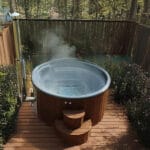 wood fired hot tub