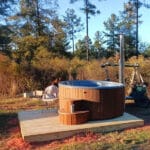 diy hot tub wood fired