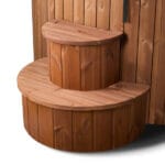 outdoor hot tub wood fired