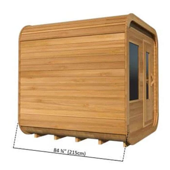 4 Person Cedar Cube Sauna | Canadian Timber  | 7' x 7' | 343' cu ft. - Image 7