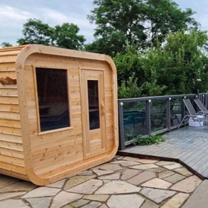 4 Person Cedar Cube Sauna | Canadian Timber  | 7' x 7' | 343' cu ft. - Image 13