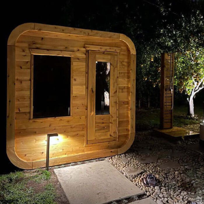 4 Person Cedar Cube Sauna | Canadian Timber  | 7' x 7' | 343' cu ft. - Image 9